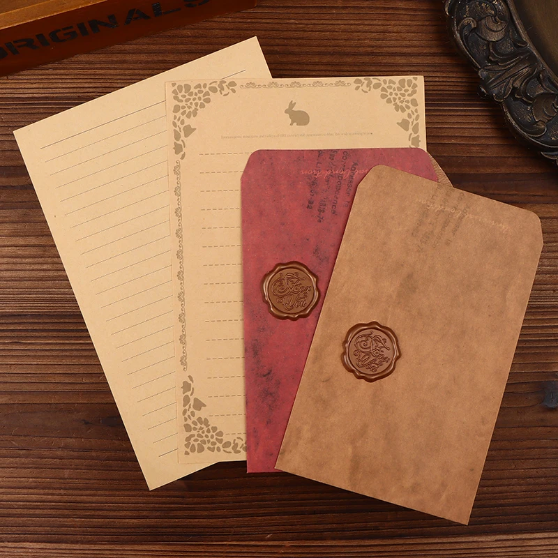 10PCS Vintage Kraft…