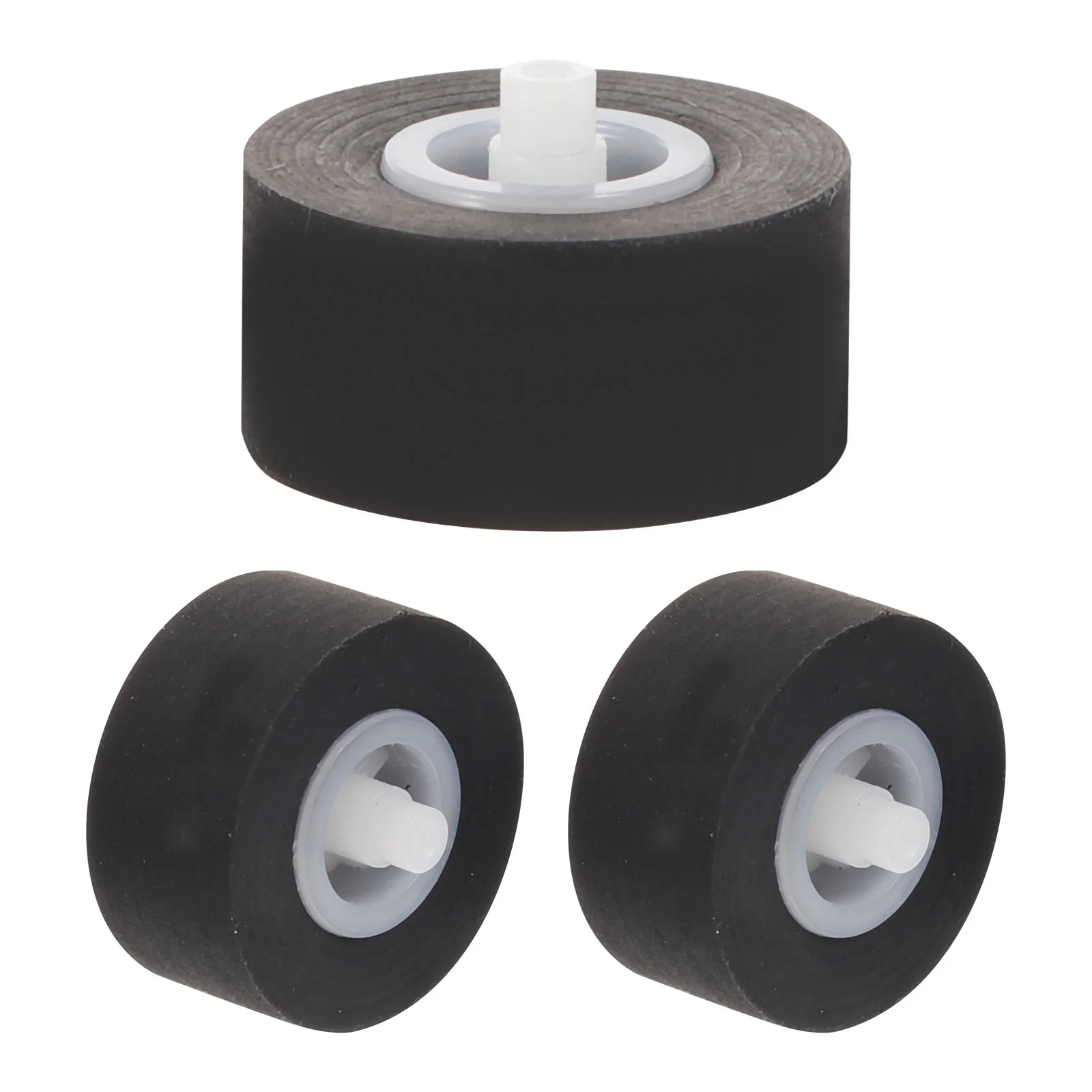 3 Pcs VCR Pinch Roller Video Guide Pulley Tape Stereo Player Cassette Deck Bearing Plastic for Recorder Machine Wheel