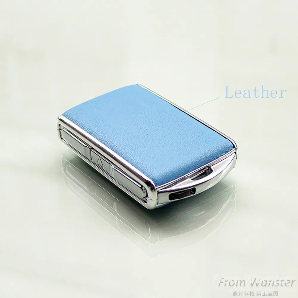Leather Car Key Case Fob Cover Shell for Volvo Xc40 C40 Xc60 Xc90 EX40 S60 V60 S90 V90 2019 2020 2021 2022 2023 2024 Accessories - Image 4