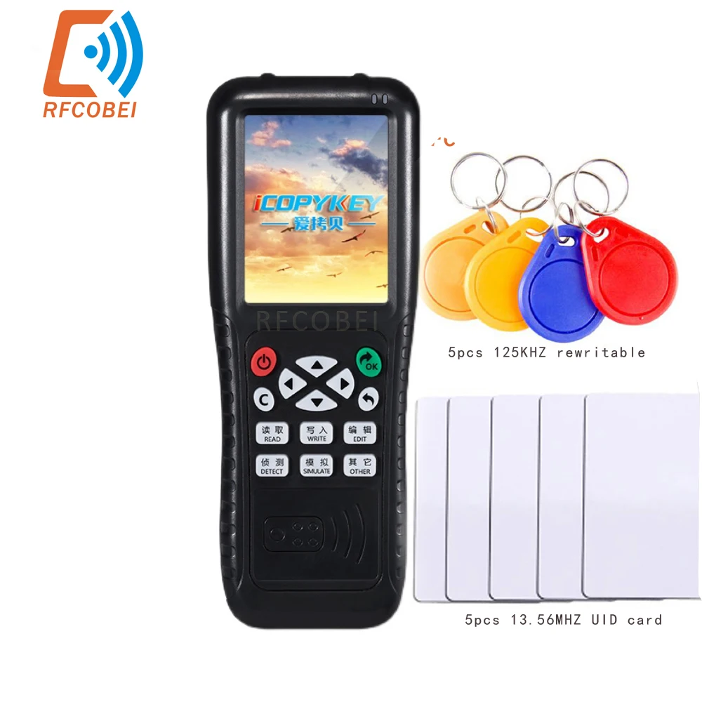 APP decoding RFID Duplicator RFID Smart Chip Copy Copier 13.56Mhz NFC Reader 125Khz T5577 Token Programmerer Tag Duplicator