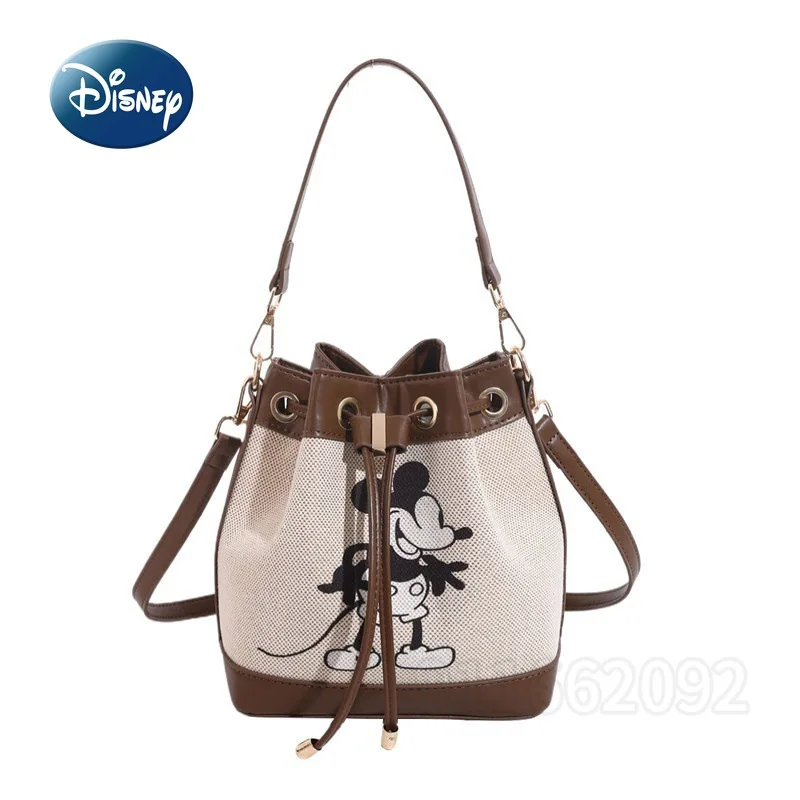 Disney Mickey New Women's Handbag Luxury Brand Fashion Women's Shoulder Bag Cartoon Cute Women's Bag Large Capacity High Quality