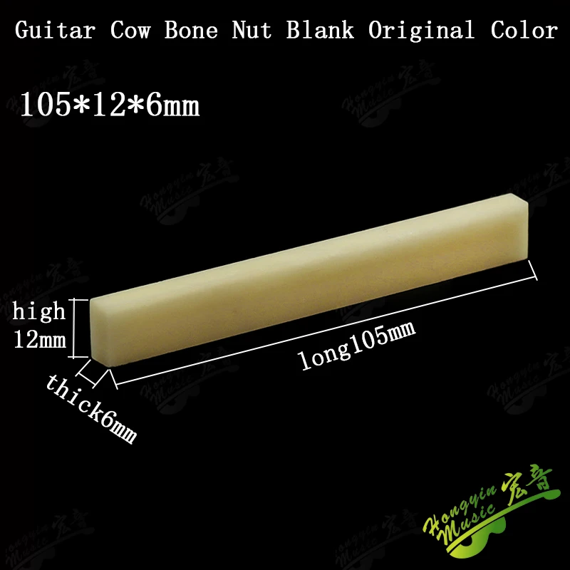 1 Set Real Bone Bridge Pins Nut Saddle Semifinished For Classical Acoustic Guitar Accessories