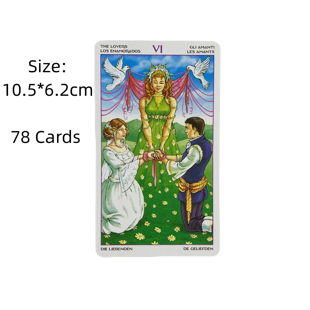 Wheel Of Year Tarot Cards A 78 Deck Oracle English Visions Divination Edition Borad Playing Games