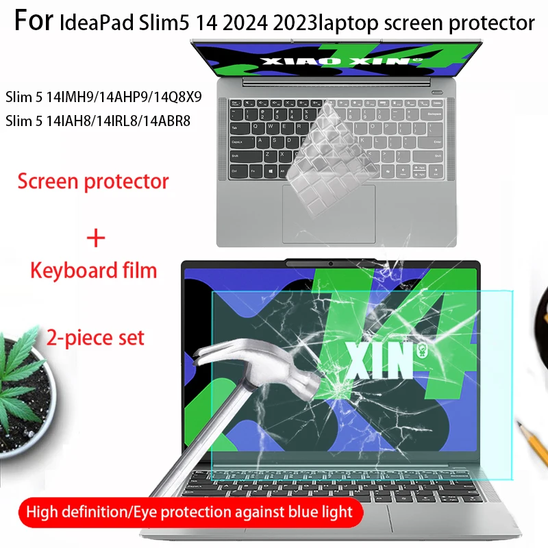 For2024Lenovo IdeaPad Slim5 14IMH9/14AHP9/14Q8X9 screen anti-scratch protective film 14IAH8/14IRL8/14ABR8 notebook keyboard film