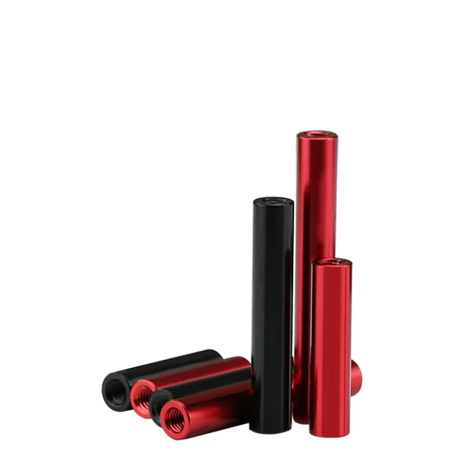 5Pcs M3 D6mm Aluminum Alloy Column Threaded Sleeve Rod Stud Round Connector Standoff Nut Drone Accessory Nuts L=6mm-70mm image 5