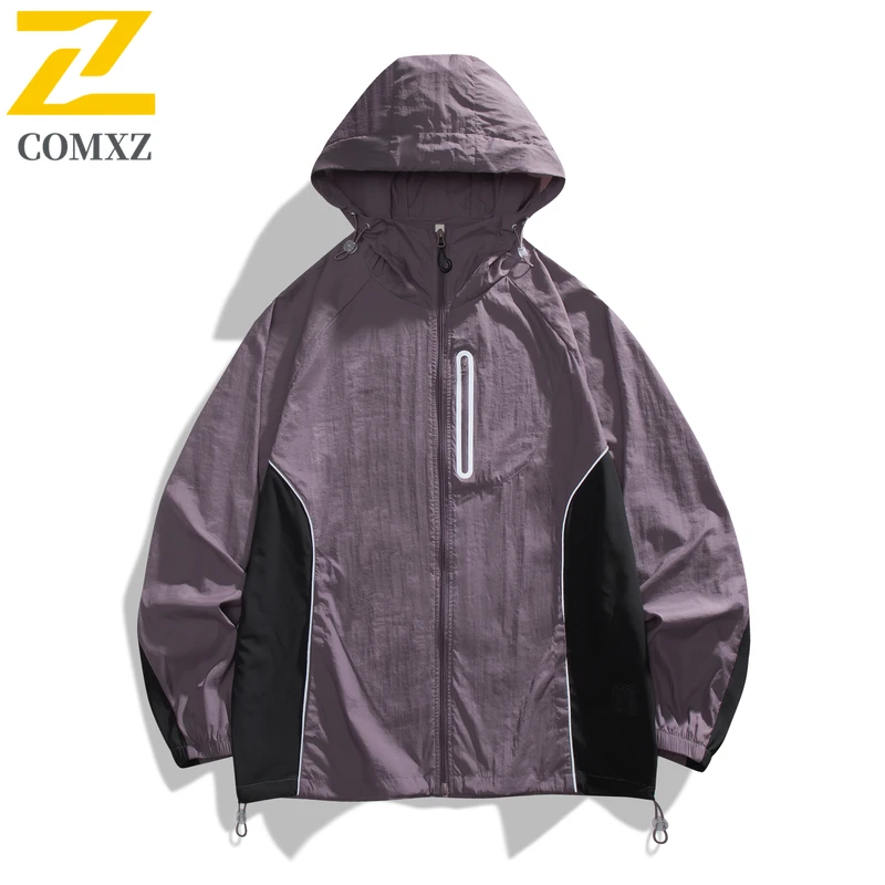 Men's Windshield Jackets Summer 2025 Trendy Ice Silk Thin Comfortable UV Sunscreen Windbreaker Women Casual Fishing Riding Coat