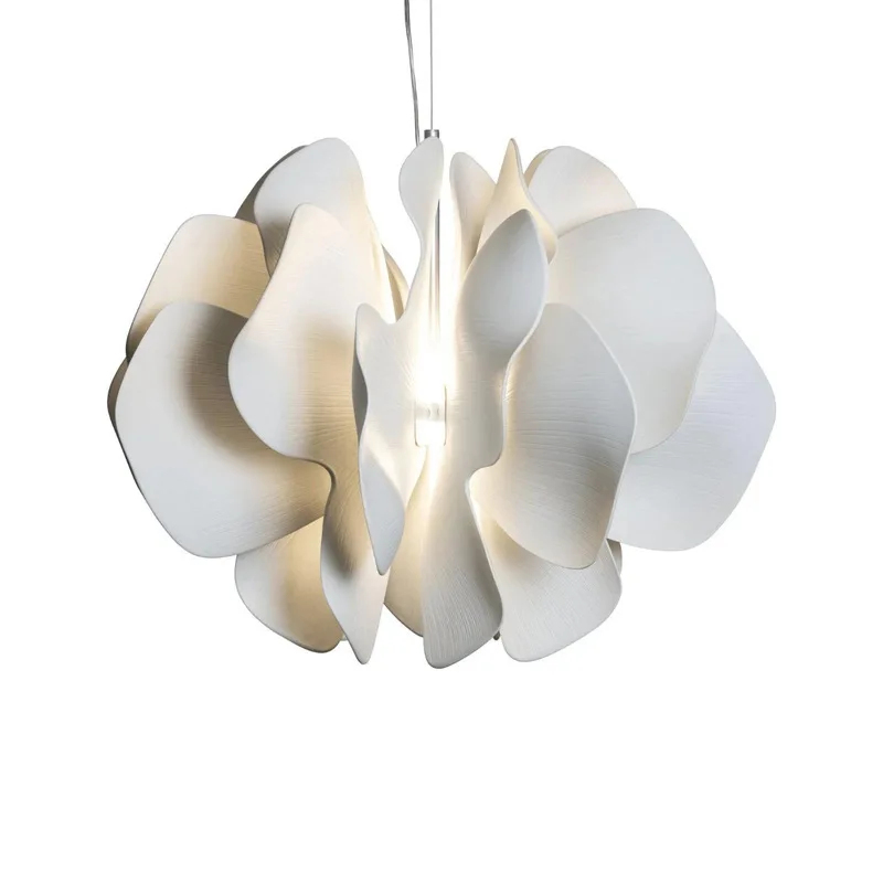 

Hall chandelier designer study bedroom ceramic petals