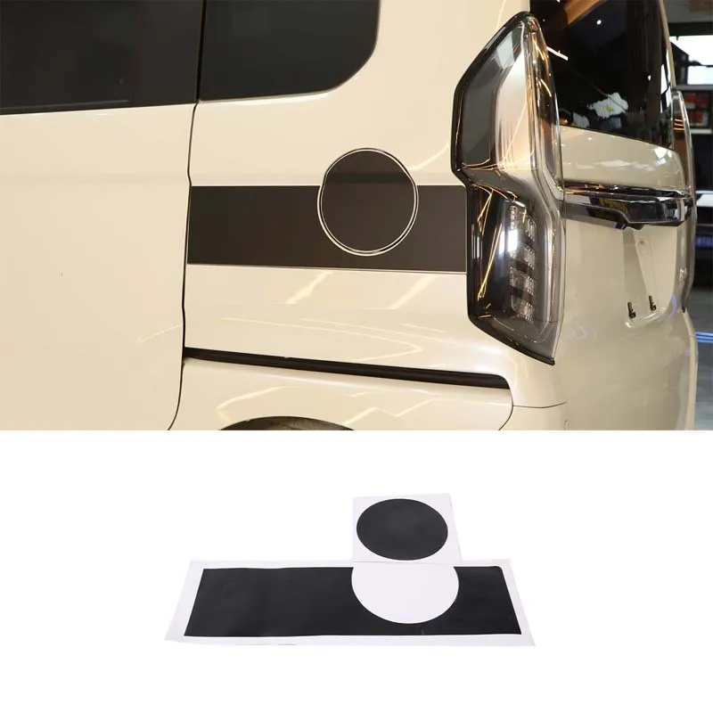 For Honda N-BOX 2017-2021 PVC Polyvinyl Chloride Auto Fuel Tank Cap Decorative Sticker Exterior Anti-Scratch Accessories