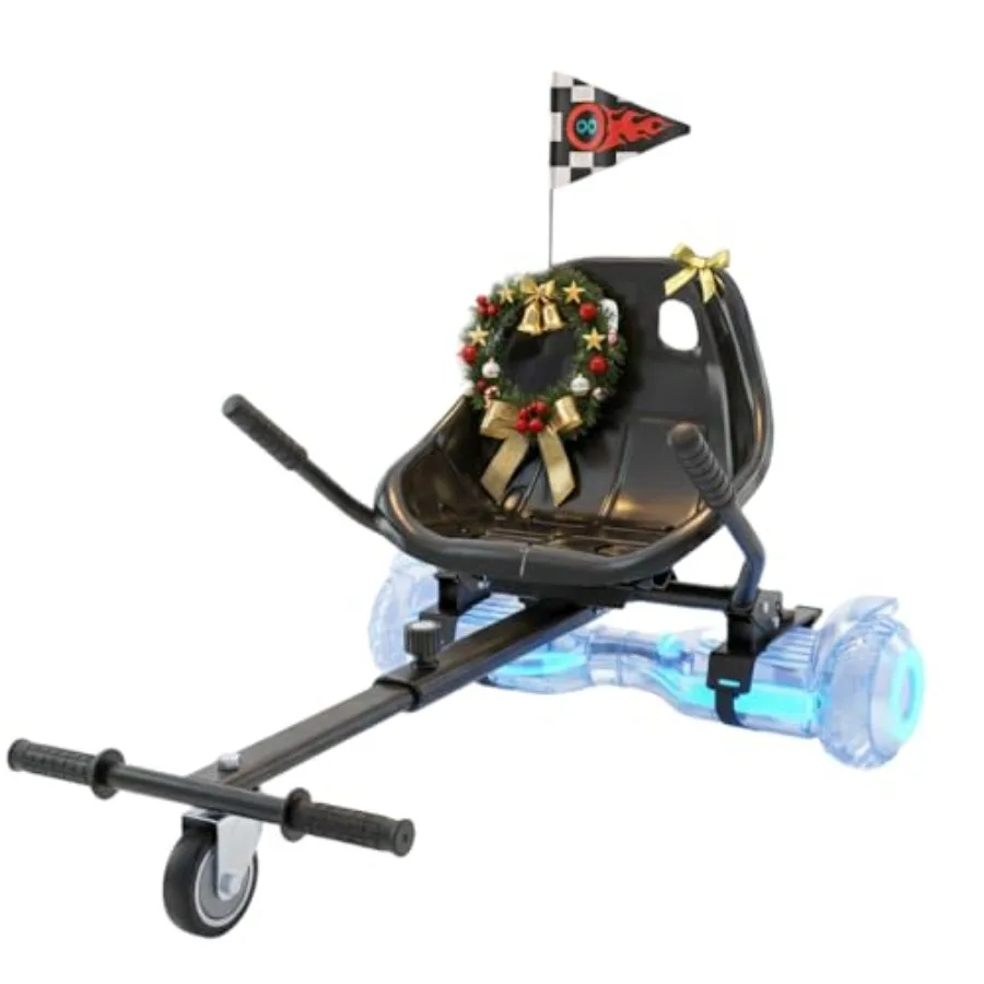 

Крепление для сиденья K1 Go-Kart для самобалансирующихся скутеров, регулируемая рама, подходит для досок 6.5/8/10 дюймов, простая установка, семейное развлечение, классический дизайн.