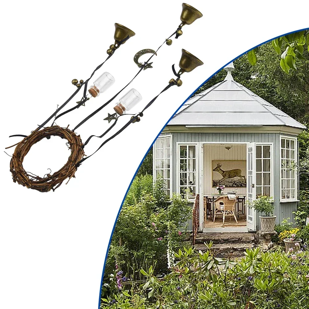 

Garden Park Wind Chimes Garden Decoration 10cm In Diameter Good Wishes Mascot Meaningful Design Zinc Alloy High Quality