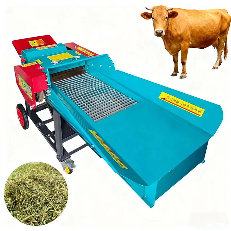 Farm Machines Forage Choppers Grass Straw Chaff Cutter Animal Fodders Silage Chopper for Pasture Grass Cutting