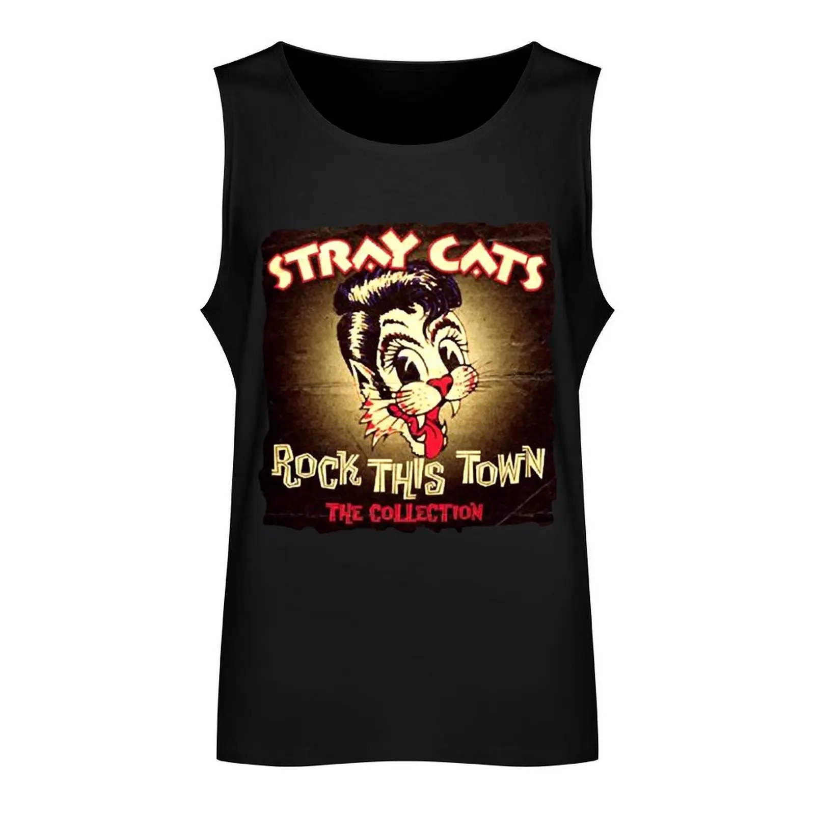 The collection the stray cats band art gift Tank Top Working vest men clothings