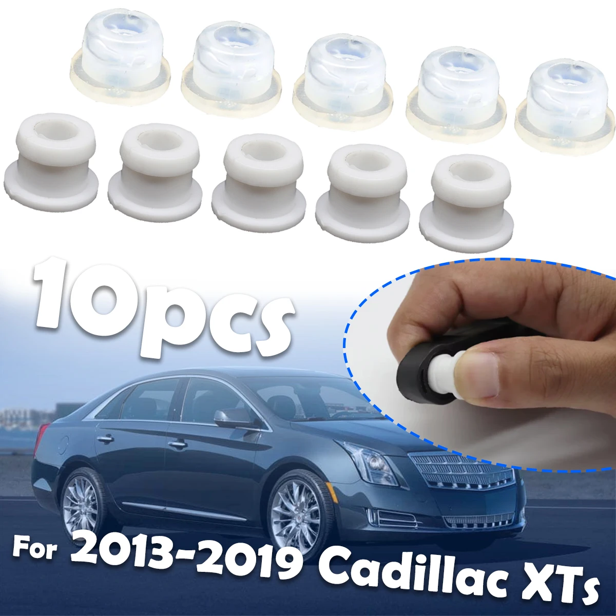 

10X For Cadillac XTs Gearbox Automatic Transmission Shift Cable Linkage Bushing Rubber Repair Kit 2013 2014 2015 2016-2018 2019