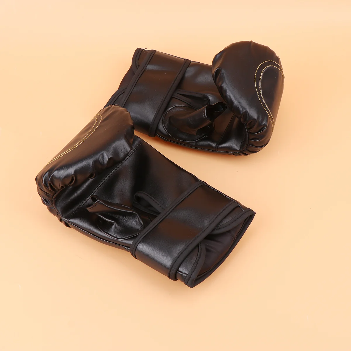 

PU Boxing Gloves Training Mitts Sparring Hand Pads Red Adjustable Fit Breathable Punch Mitts for Kickboxing Karate Muay Thai