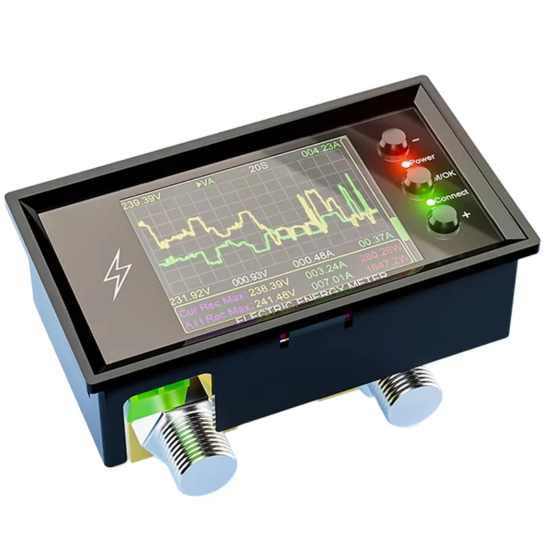 B27B DC voltaje corriente potencia pantalla 420V Wifi Tuya inteligente Digital batería de litio capacidad detección probador Coulomb medidor