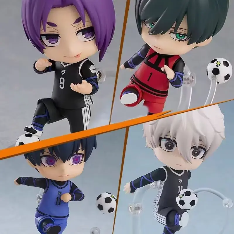 Blue Lock Q version Nendoroid Negi Seishiro Bachira Meguru Isagi Yoichi Mikage Reo face-changing doll anime figure model GIFTS