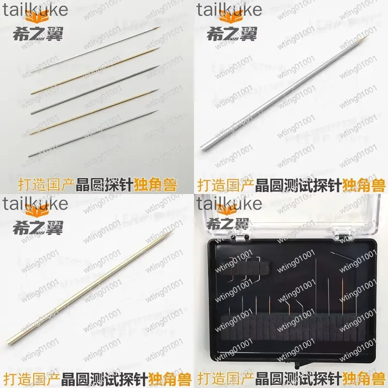 for Wafer Test Probe Point Styre Gold-plated Alloy Tungsten Steel Beryllium Copper Probe Straight Needle