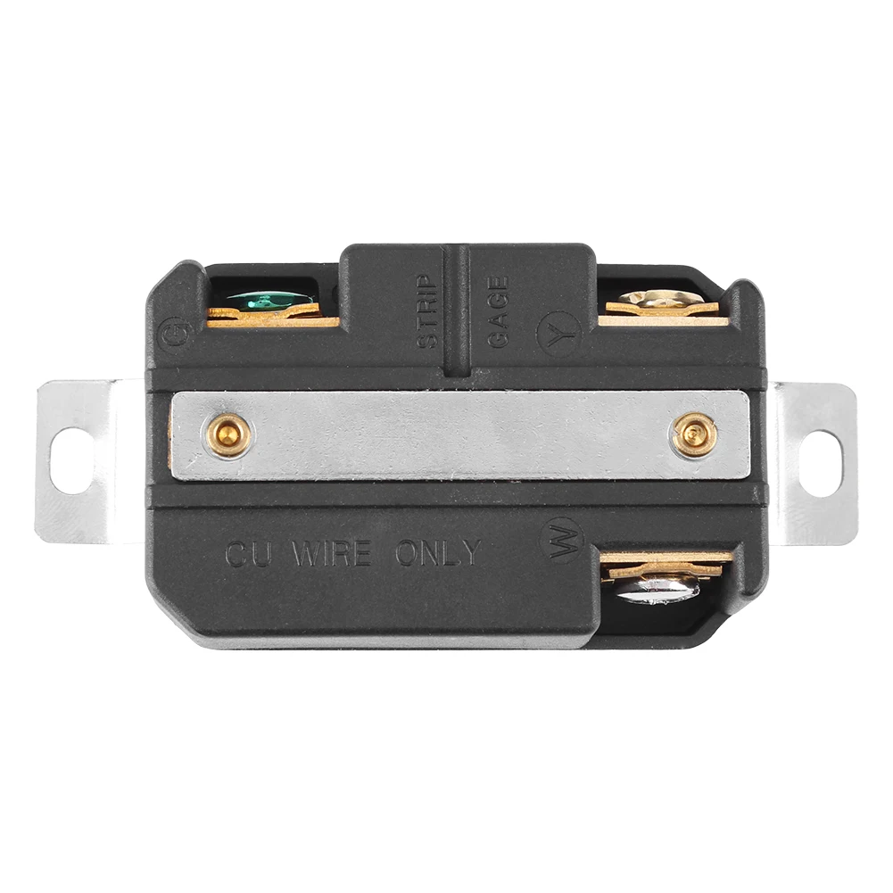 

Receptacle Female Wall Receptacle NEMA L5-30R 30A 125V Lock Electrical Female Receptacle for Generator Cord Assembly