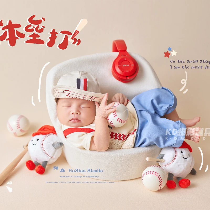 newborn-baseball-photography-props-baby-boy-sports-themed-photo-costumes-set-with-hat-mini-bat-and-red-headphone-scene-props