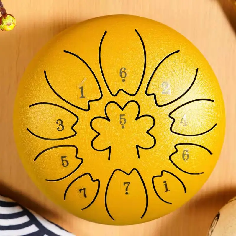 طبلة أثيرية قرص يد للمبتدئين آلة موسيقية احترافية للأطفال 8 نغمة 15 نغمة ننسى القلق الصلب اللسان طبلة فارغة