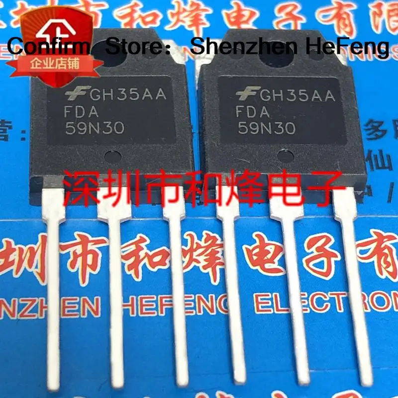 5PCS-10PCS FDA59N30  TO-3P 59A 300V    NEW AND ORIGINAL Fast Shipping