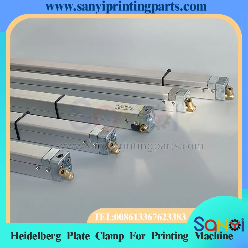 Heidelberg Plate Clamp 00.580.4128, 00.580.4129, 00.580.4473, 87.334.017, F4.334.039 For SM52 SM74 CD102 XL105 Printing Machine