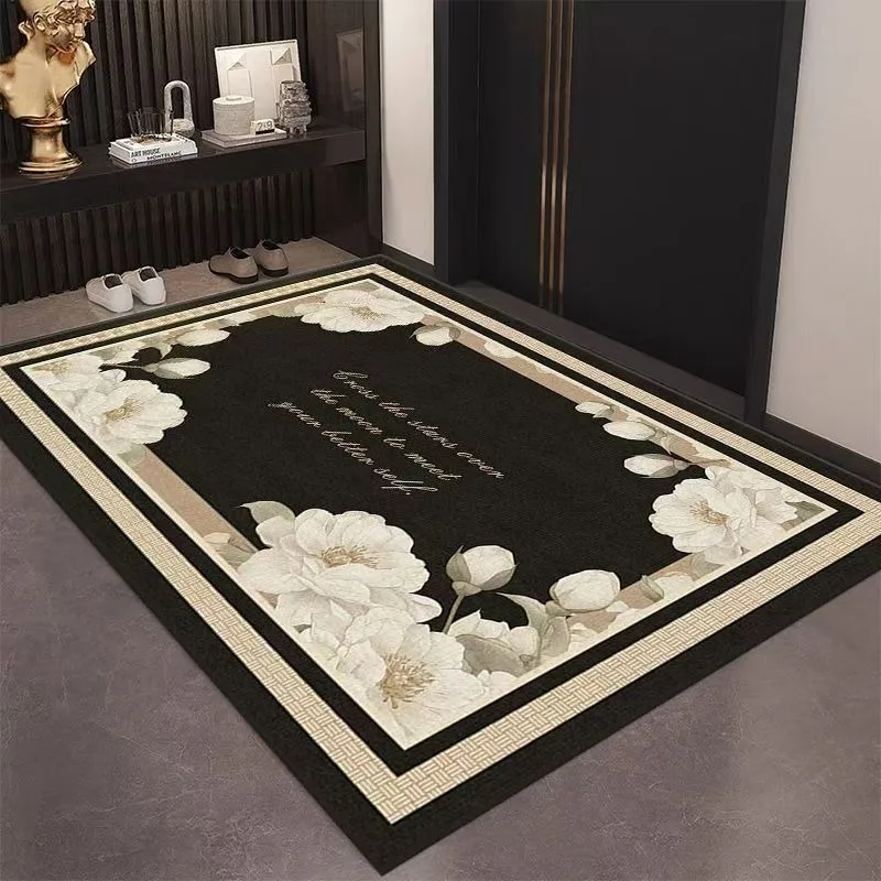 سجادة مدخل مطبوعة كلاسيكية شهيرة جدًا، سجادة باب غير قابلة للانزلاق لتزيين المنزل، متينة وسهلة التنظيف للديكور الداخلي والخارجي