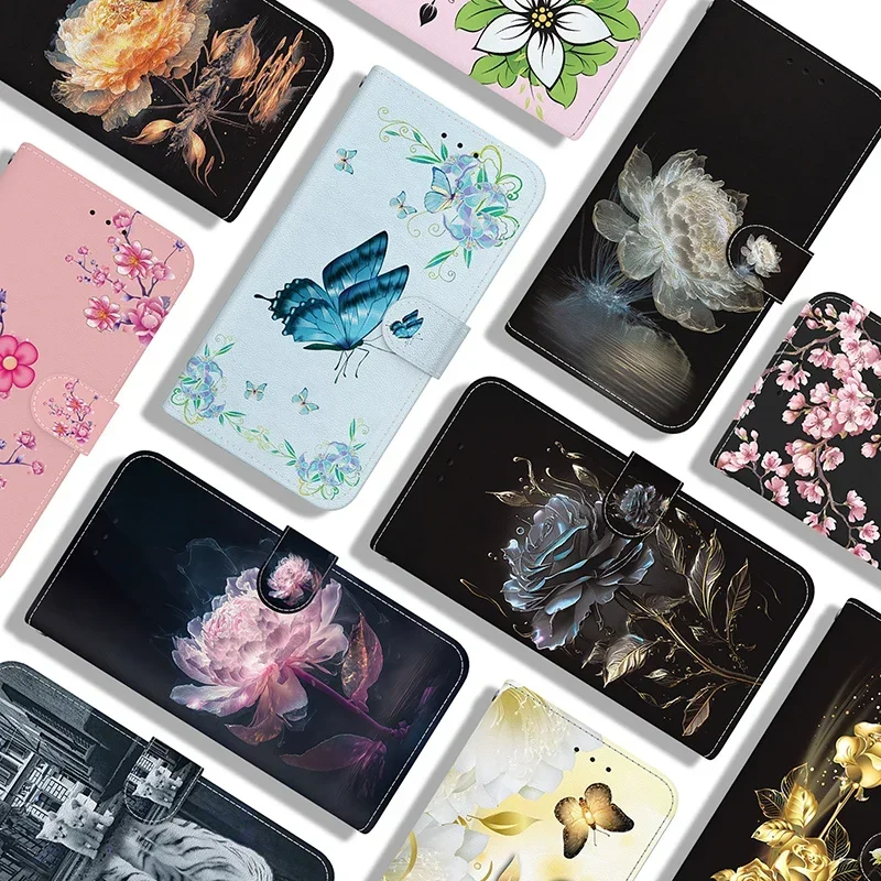Stand Flip Wallet Case  For Samsung Galaxy S10 Lite S25 Ultra Edge S10 S9 S25 Plus S10e S7 EDGE s6 Cartoon Magnetic Book Cover