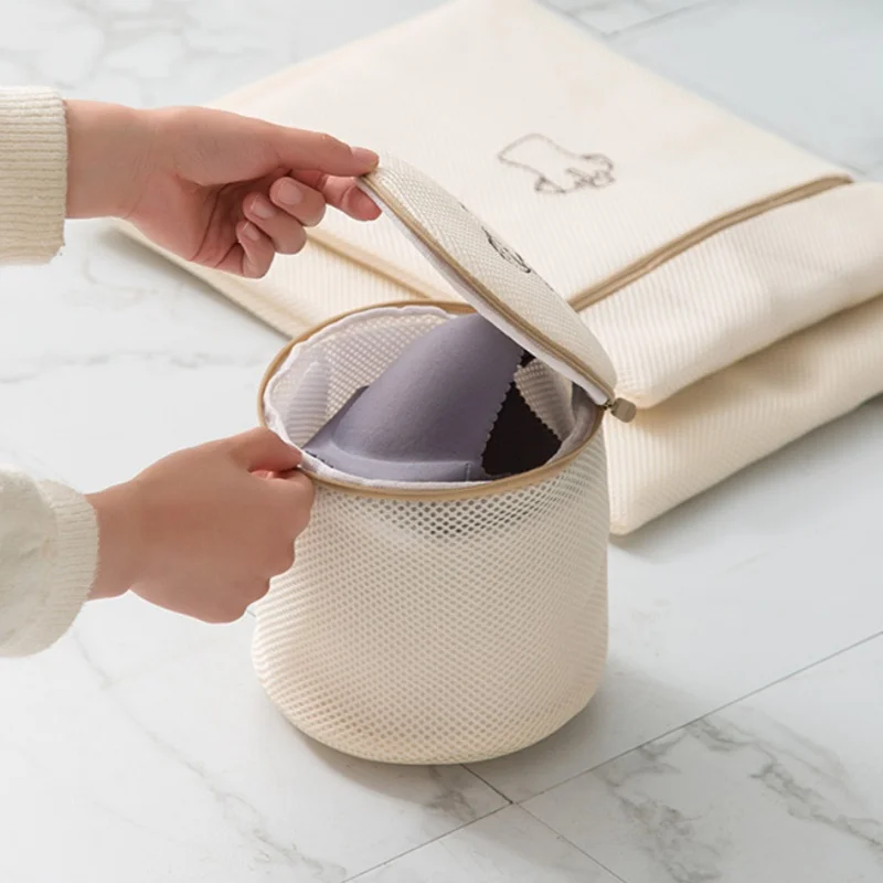 6/1Pcs Mesh Laundry Bags for Delicates, Lingerie Bags for Washing Delicates with Upgraded Premium Zipper, Washing Machine view 4