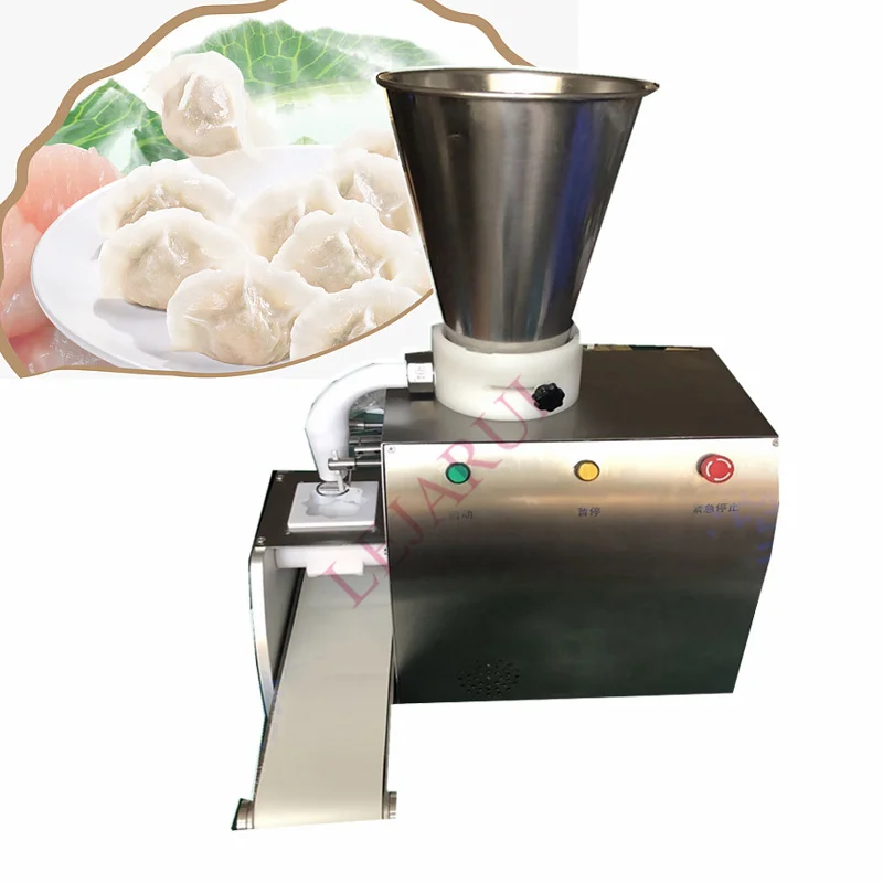 

Table Top Gyoza Machine Dumpling Samosa Maker Semi Automatic Gyoza Making Machine