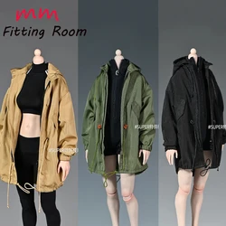 1/6 scale female dolls clothes Trendy workwear loose windbreaker for 12'' TBLeague JIAOU DOLL action figure