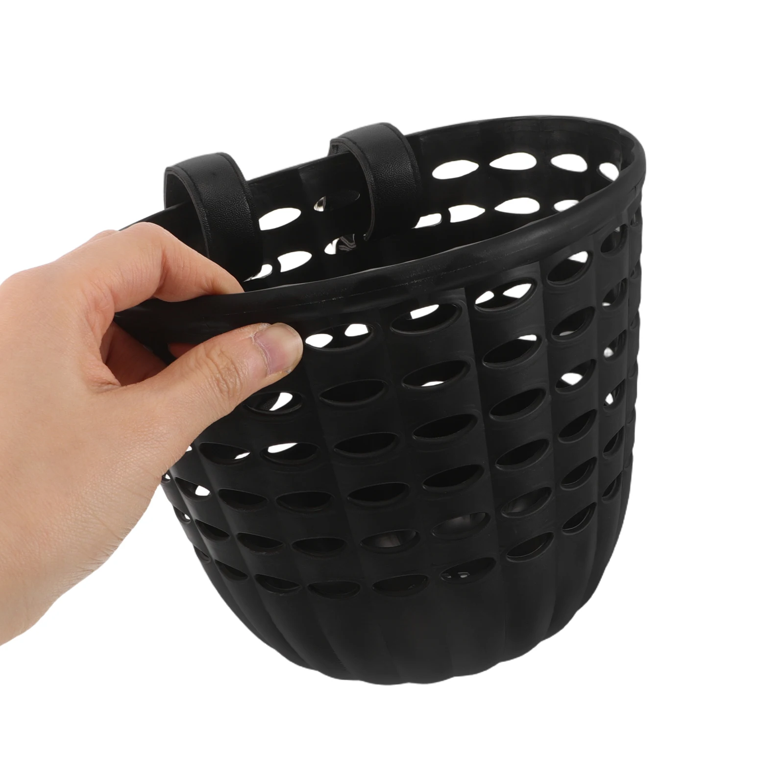 

Multipurpose Kids Bike Basket Front Storage Scooters Tricycles Safe Spacious Easy Installation Black for Kids