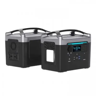 600W Lithium Portable Power Station with Solar Panel Compatibility for Camping and Off-Grid Living
