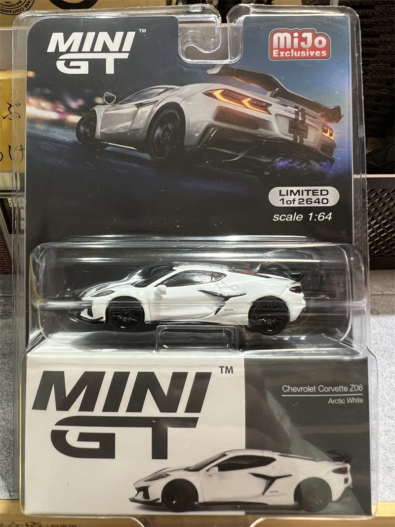 

Модель автомобиля TSM MINIGT 1/64 #677 Z06 из литого сплава, коллекционные подарки