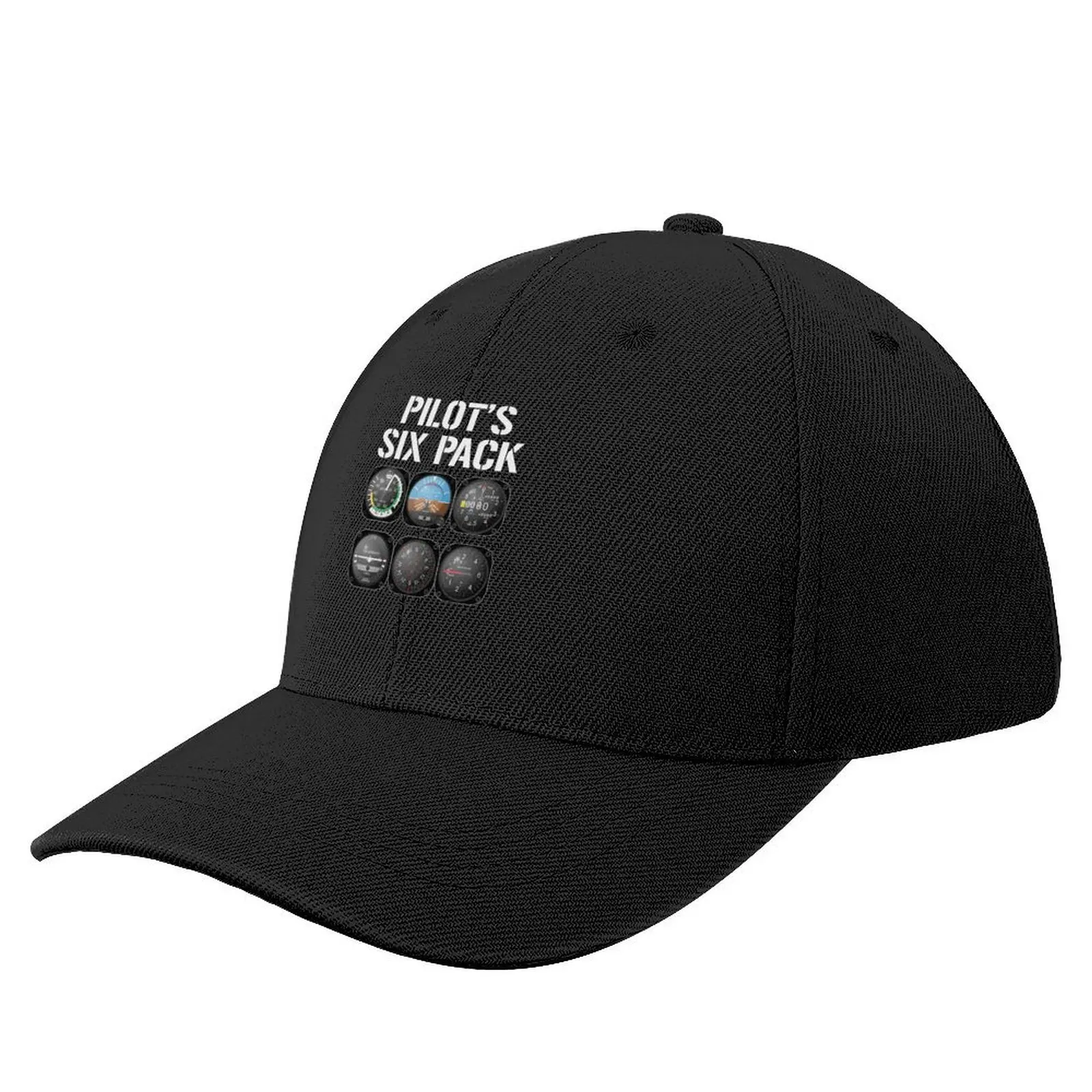 Pilot's Six Pack Funny Pilot Aviation Flying Baseball Cap custom Hat Golf Hat Women Hats Men's