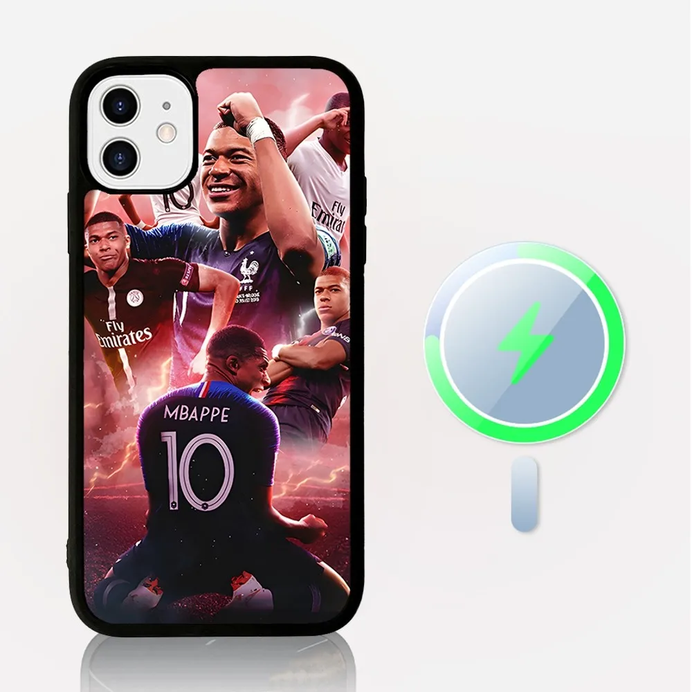 M-Mbappe-7-9-10 Phone Case Magnetic Case For IPhone 16 14 13 12 11 15 Pro Max Plus For Magsafe Wireless Charge Cover