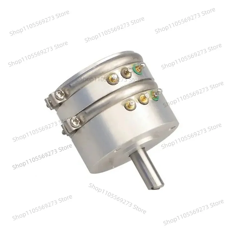 1PCS Precision conductive plastic potentiometer dual 2WDD35D4 angular displacement sensor 1K2K5K10 K linearity 0.1