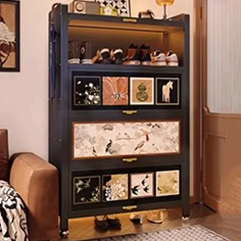 

Professional Storage Shoe Cabinet Aesthetic Display Living Room Shoe Shelf Accent Lounge Archivadores Space Saving Furniture