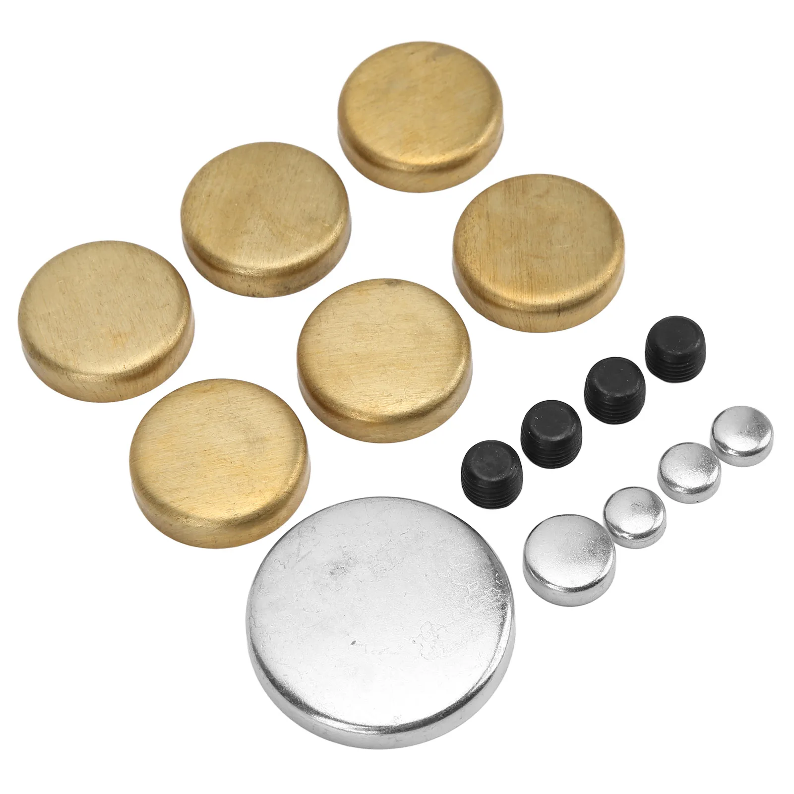Brass Freeze Plug Kit MPE‑108BR Replacement for Ford Small Block 255ci 260ci 289ci 302ci 351ci