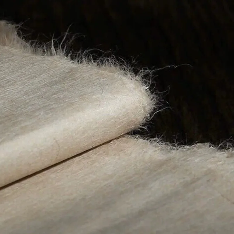 Handmade Mulberry Bark Rice Paper Thick Semi-Aged Xuan Paper Smooth Front Rough Back for Calligraphy Painting