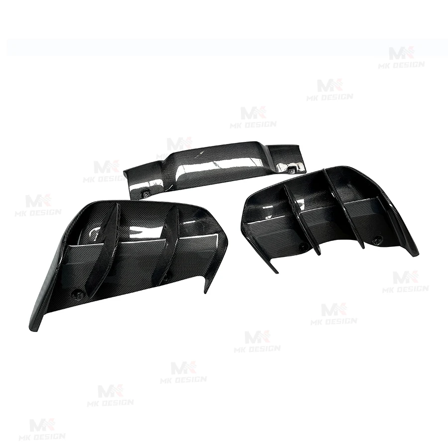 Real Carbon Fiber Rear Bumper Lip Diffuser for BMW I8 2014-2020 Rear Diffuser Bumper Lip Body Kit Car Accessories