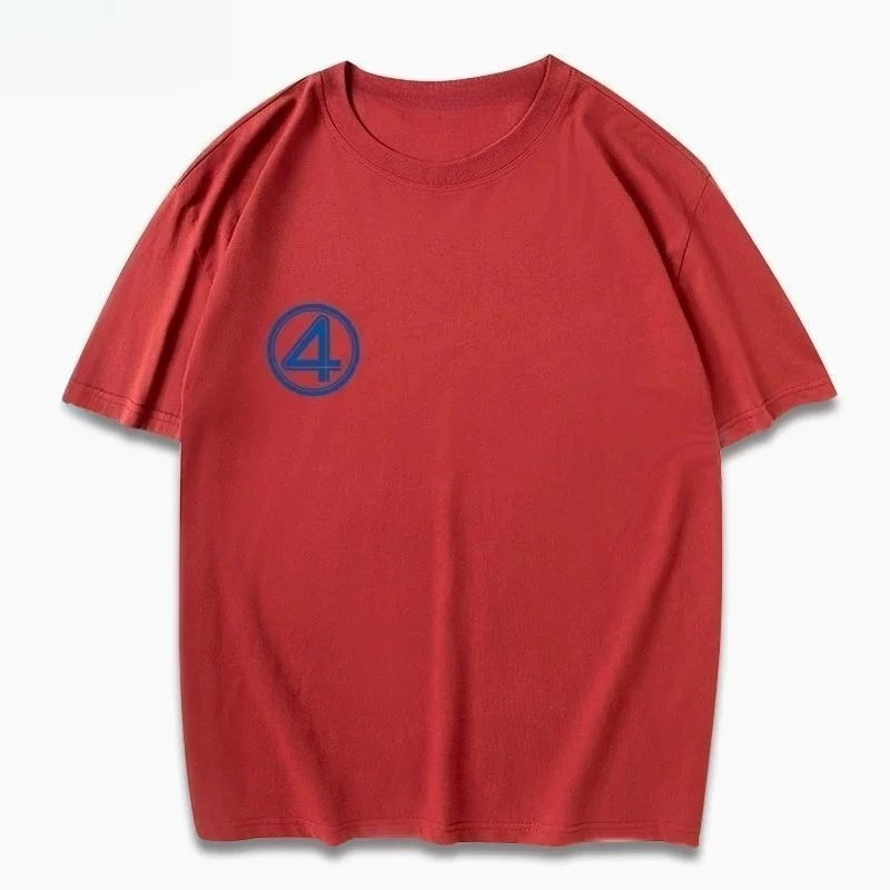 マーベル公認 マーベル ファンタスティック フォー 映画 ジョセフ クイン ヒューマン トーチ プリント Tシャツ 夏 メンズ レディース 半袖