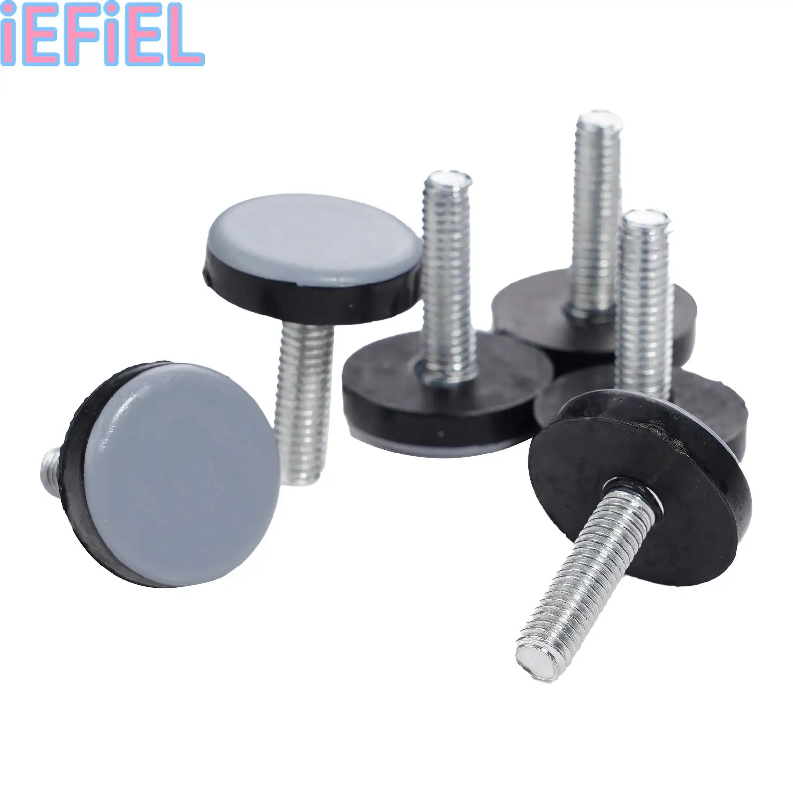 

6Pcs PTFE Bottom Furniture Thread Levelers Adjustable Furniture Feet Leveling for Tables Cabinet Sofa and Floor Protection