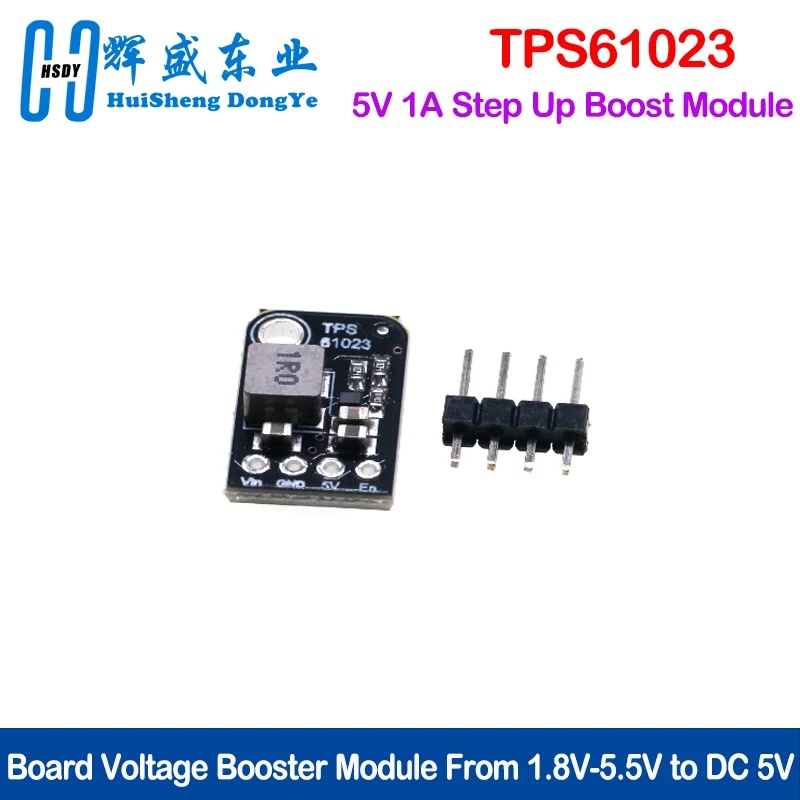 TPS61023 Mini Boost Module 5V 1A Boost Regulator Booster Board Voltage Step Up Boost Module Board from 2-5VDC to 5V