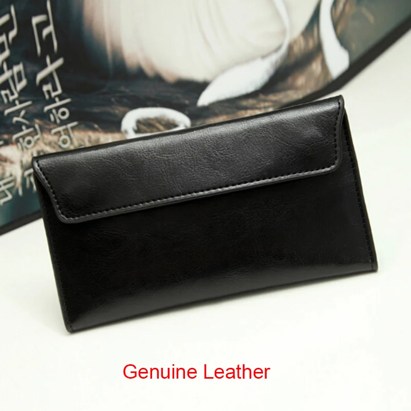 Slim Genuine Leather Women Wallet Female Long Clutch Coin Purses Luxury Design Wallets and Purses Ladies Card Holder Vallet 2022