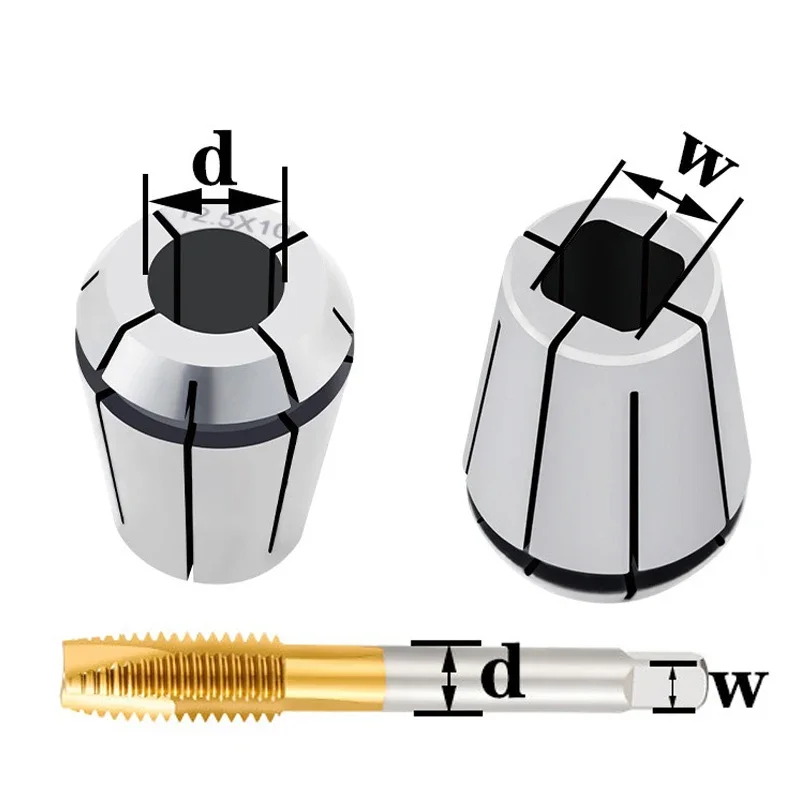 ER ERG Tap Collets Tapping Collet Taps ERG16 ERG20 ERG25 ERG32 ERG40 Square Tapping ER Collet ISO JIS Taps Collets Milling Tools