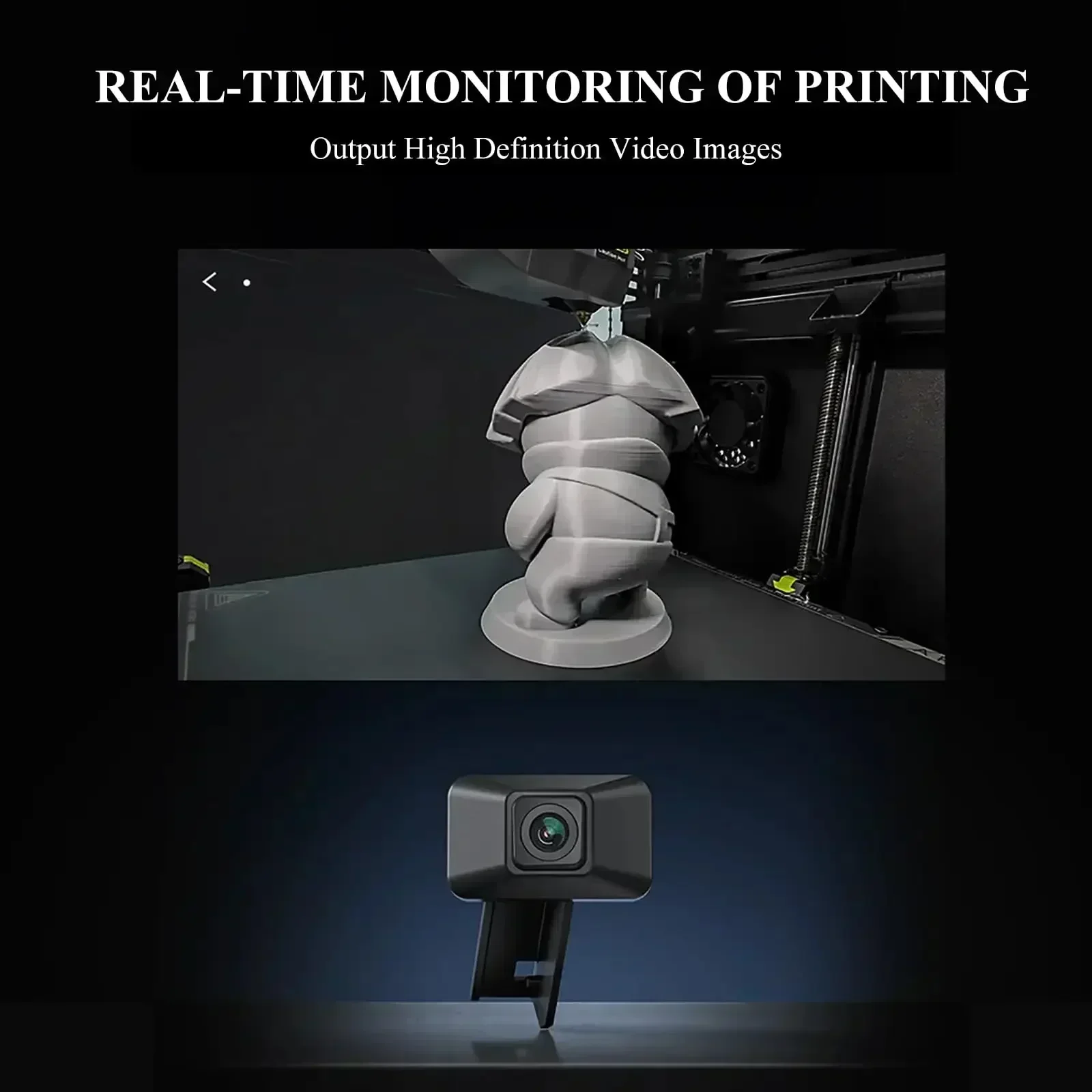 CREALITY 2025 K1C/K1 MAX AI Camera HD Quality Intelligent Assistant Support Real Time Viewing Lapse Filming 3D Printer