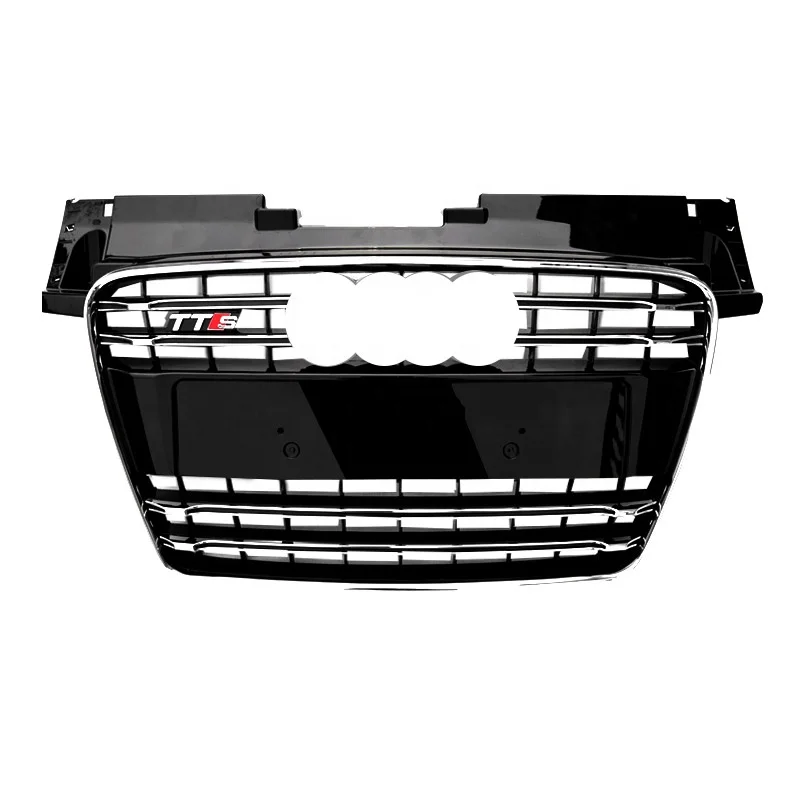 TT modification grille change to TTRS/TTS style front bumper grill for Audi TT center honeycomb grills 2008-2014