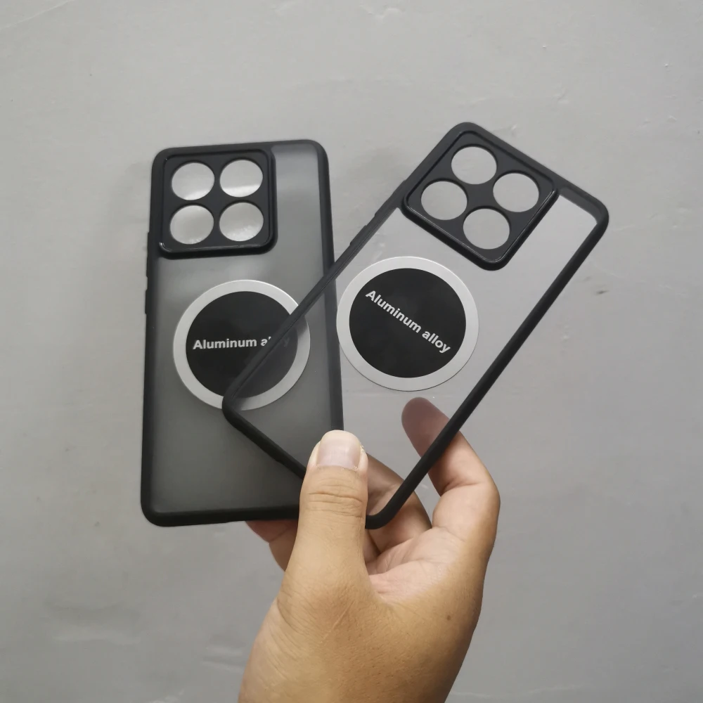 Xiaomi Mi 15T Pro用ケース ハードPC 透明 マグネット式 保護バックカバーケース Xiaomi Mi 15T Pro用スマホシェル