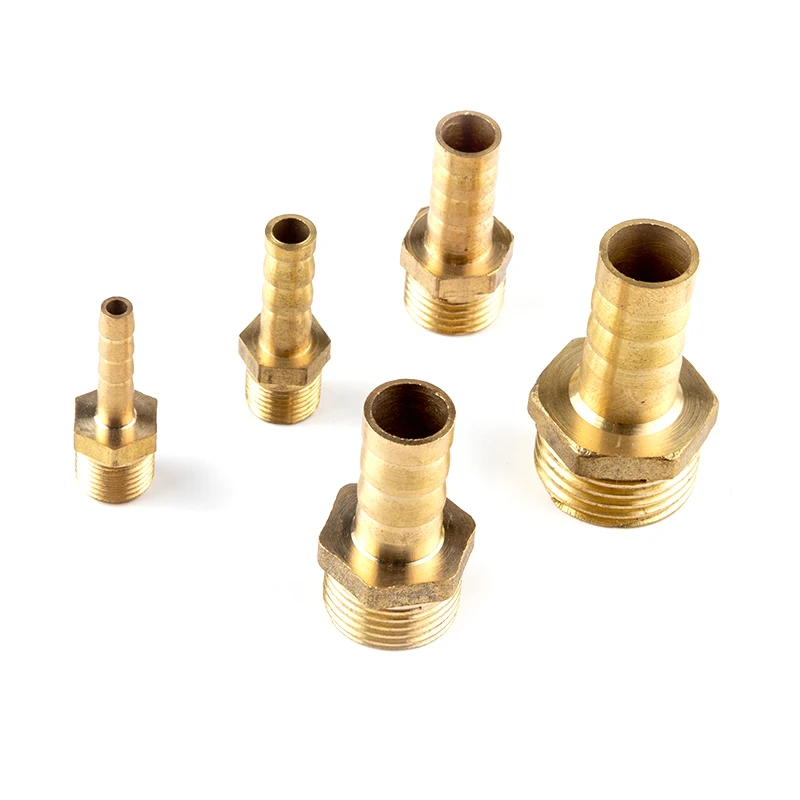 Hose Barb Tail 4~25MM Brass Pipe Fitting 1/8\